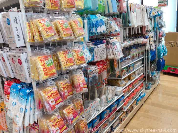 スカイツリー ソラマチ ザ ダイソー は雑貨からベビーグッズ 食料品まで揃う最強100円ショップ スカなび