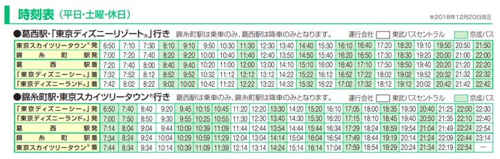 絶対 東京スカイツリーからディズニーリゾート 舞浜 へ行くならバス