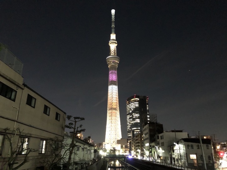 東京スカイツリーのライティング