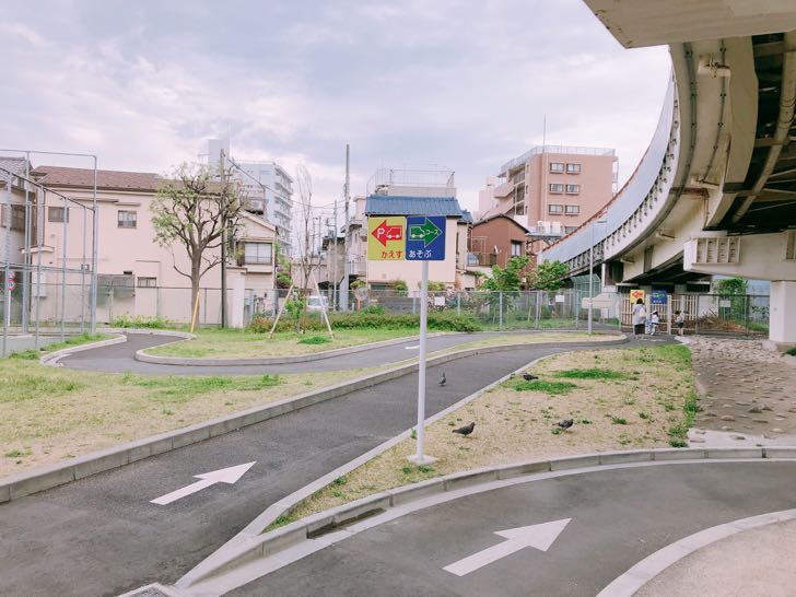 堤通公園内交通公園