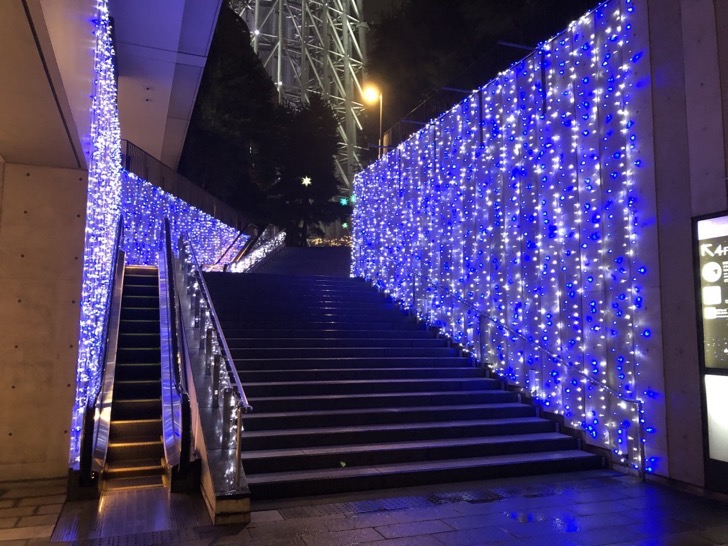 東京スカイツリータウン・ソラマチのクリスマスイルミネーション