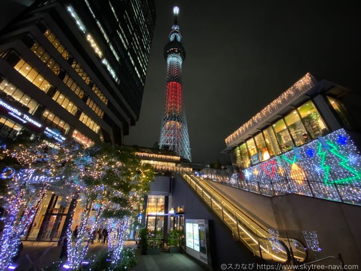 スカイツリー・ソラマチ　クリスマスイルミネーション2019