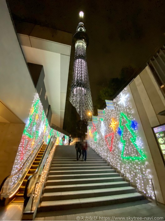 スカイツリー・ソラマチ　クリスマスイルミネーション2019