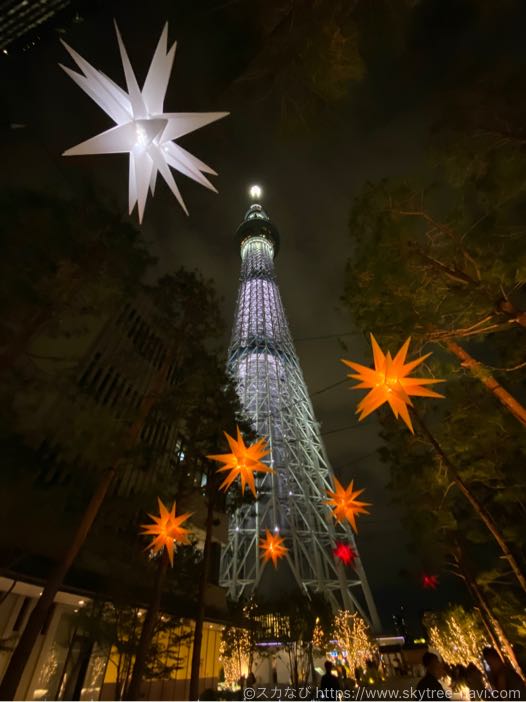 スカイツリー・ソラマチ　クリスマスイルミネーション2019