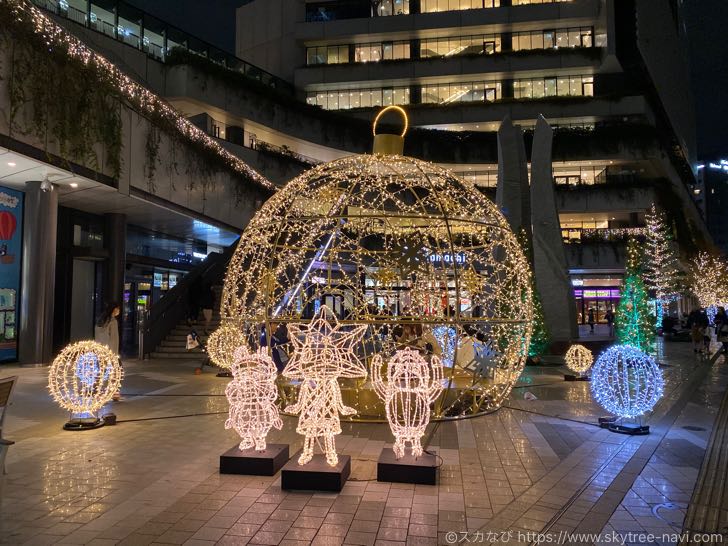 スカイツリー・ソラマチ　クリスマスイルミネーション2019