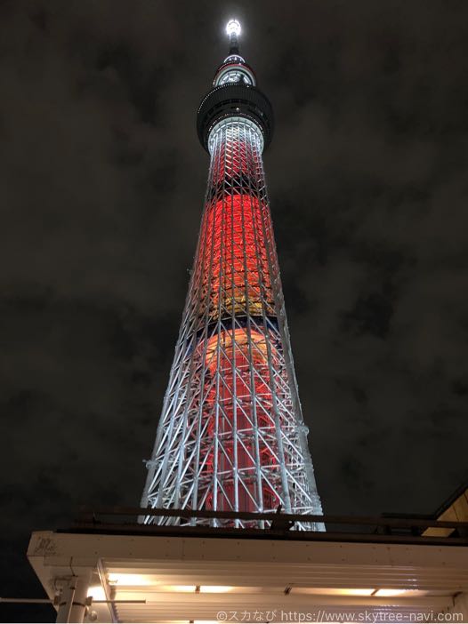 スカイツリー　クリスマスライティング2019