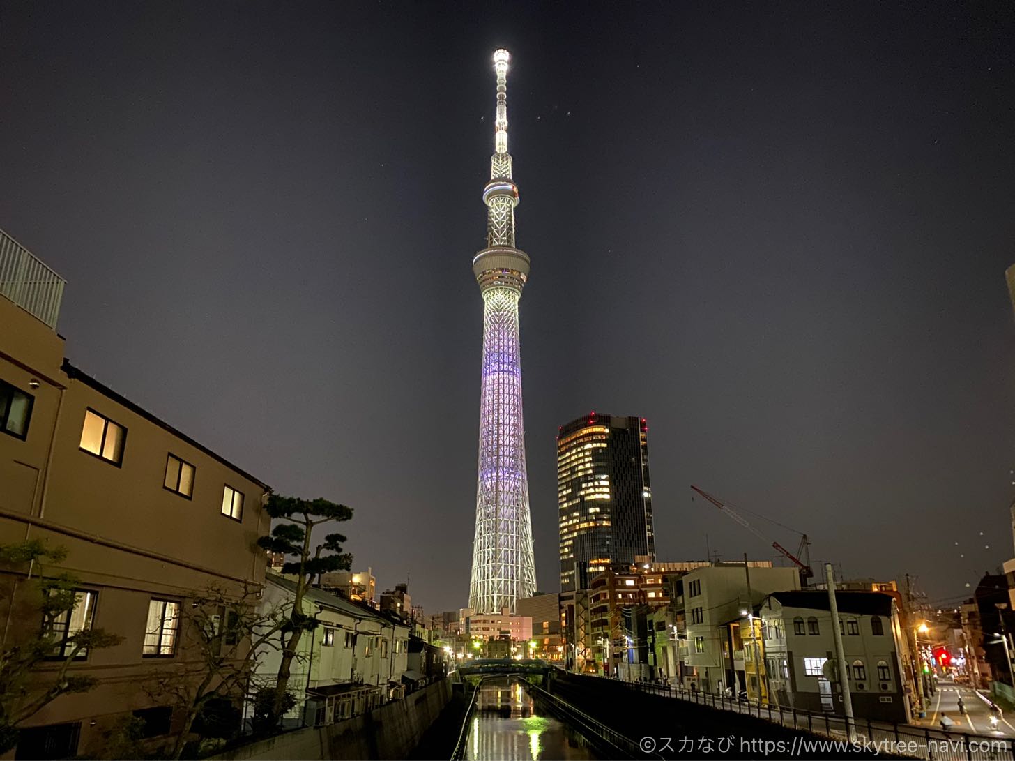 スカイツリー　大空襲追悼ライティング