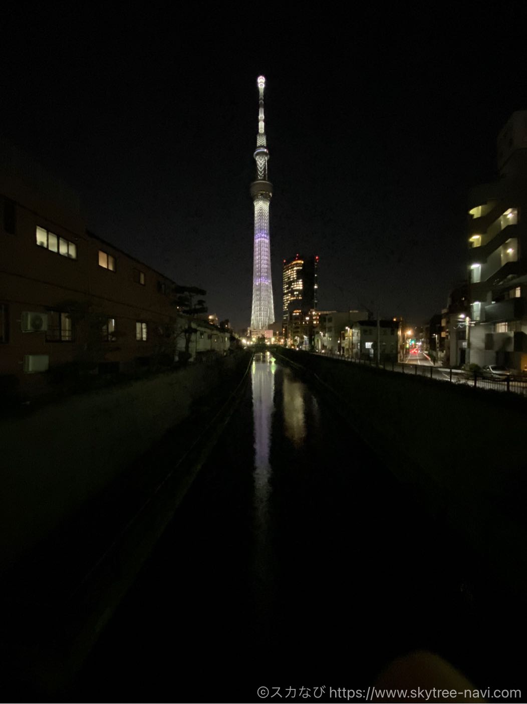 スカイツリー　大空襲追悼ライティング