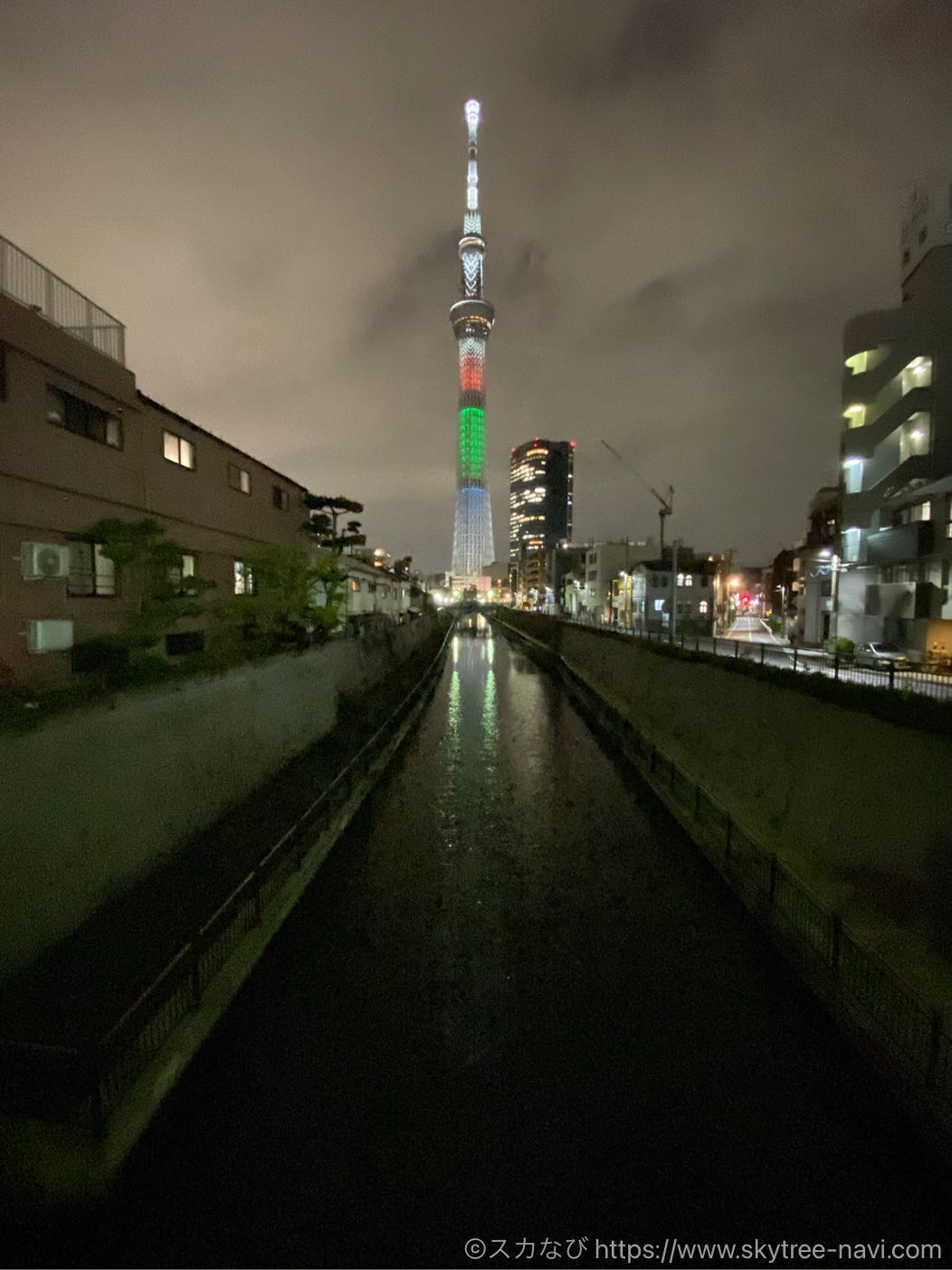 スカイツリー　聖火リレー特別ライティング　和歌山県