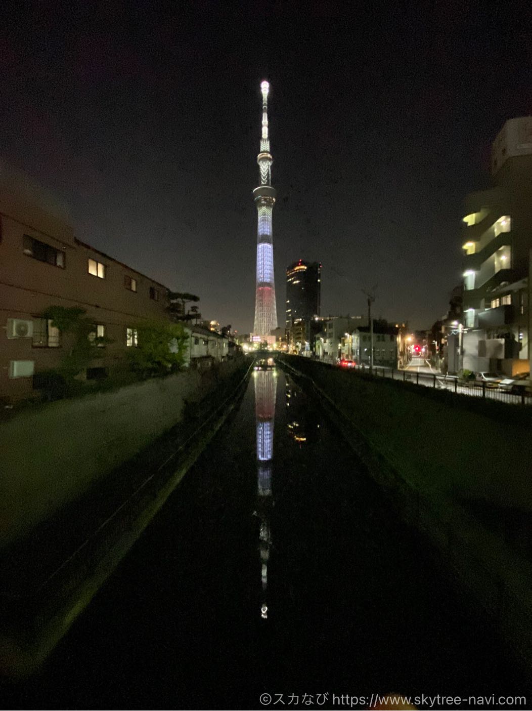 現地写真あり 東京スカイツリーが各都道府県のカラーに染まる 聖火リレー特別ライティング スカなび