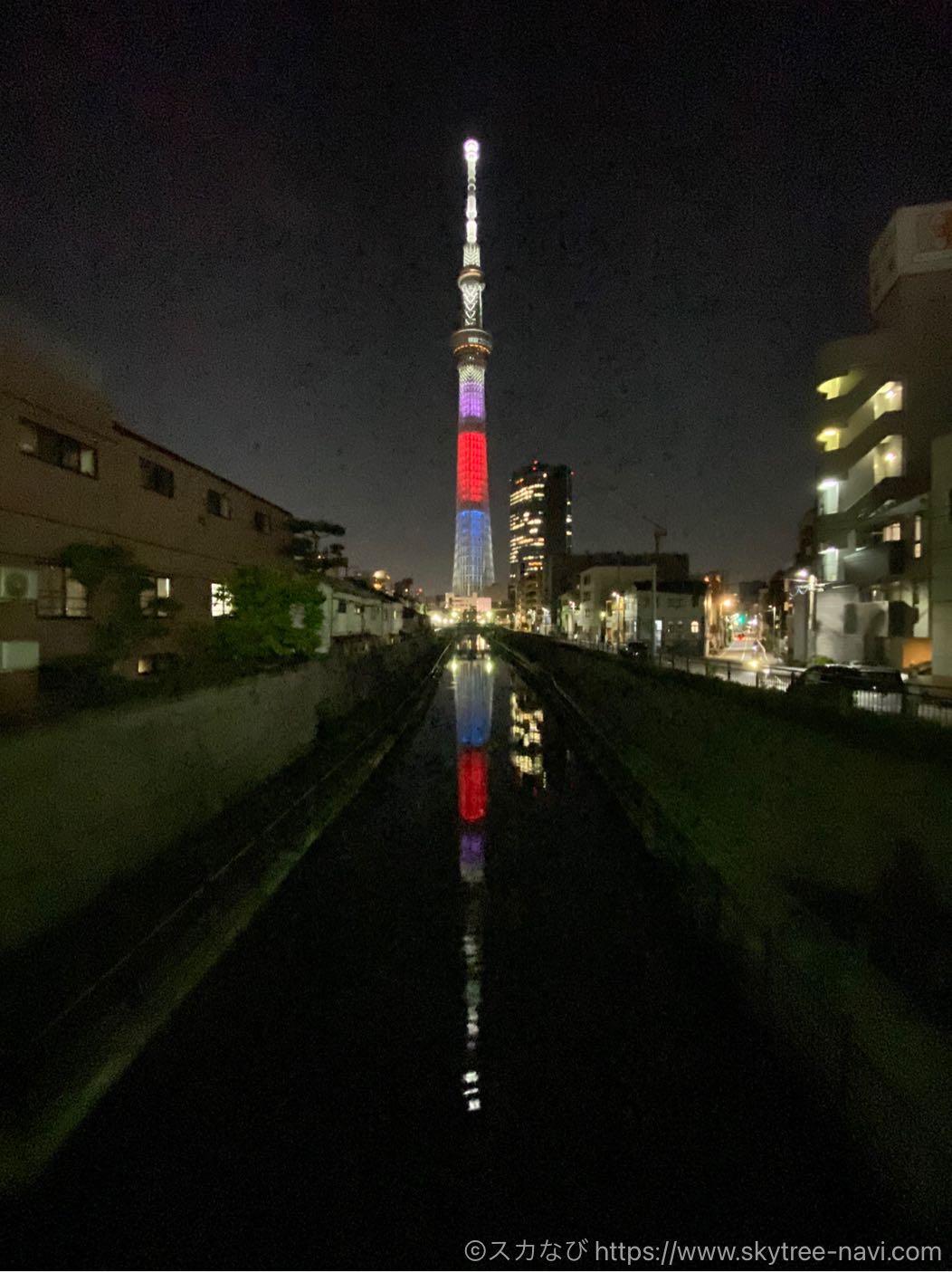 スカイツリー　聖火リレー特別ライティング　鹿児島県