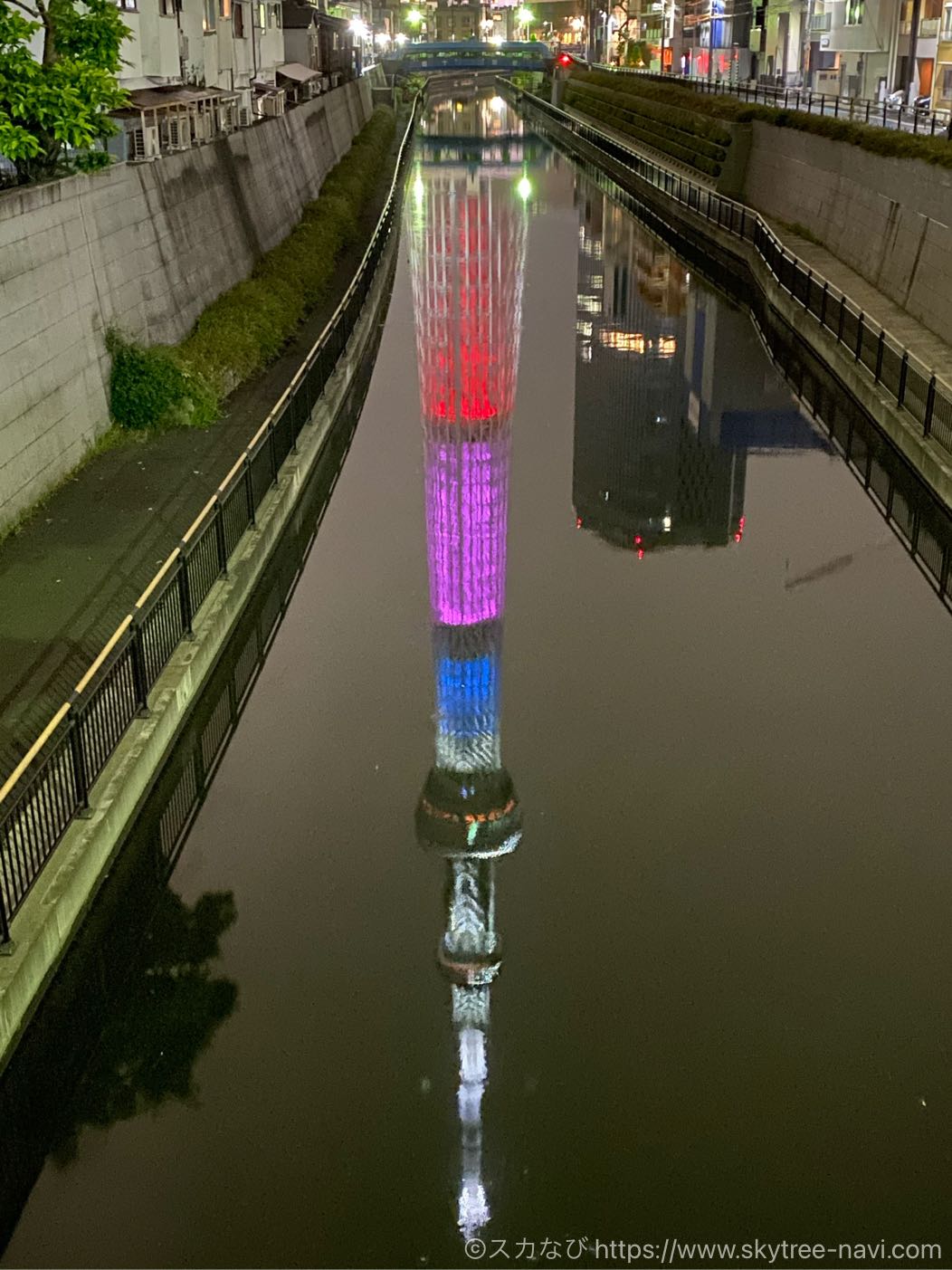 スカイツリー　聖火リレー特別ライティング　長崎県