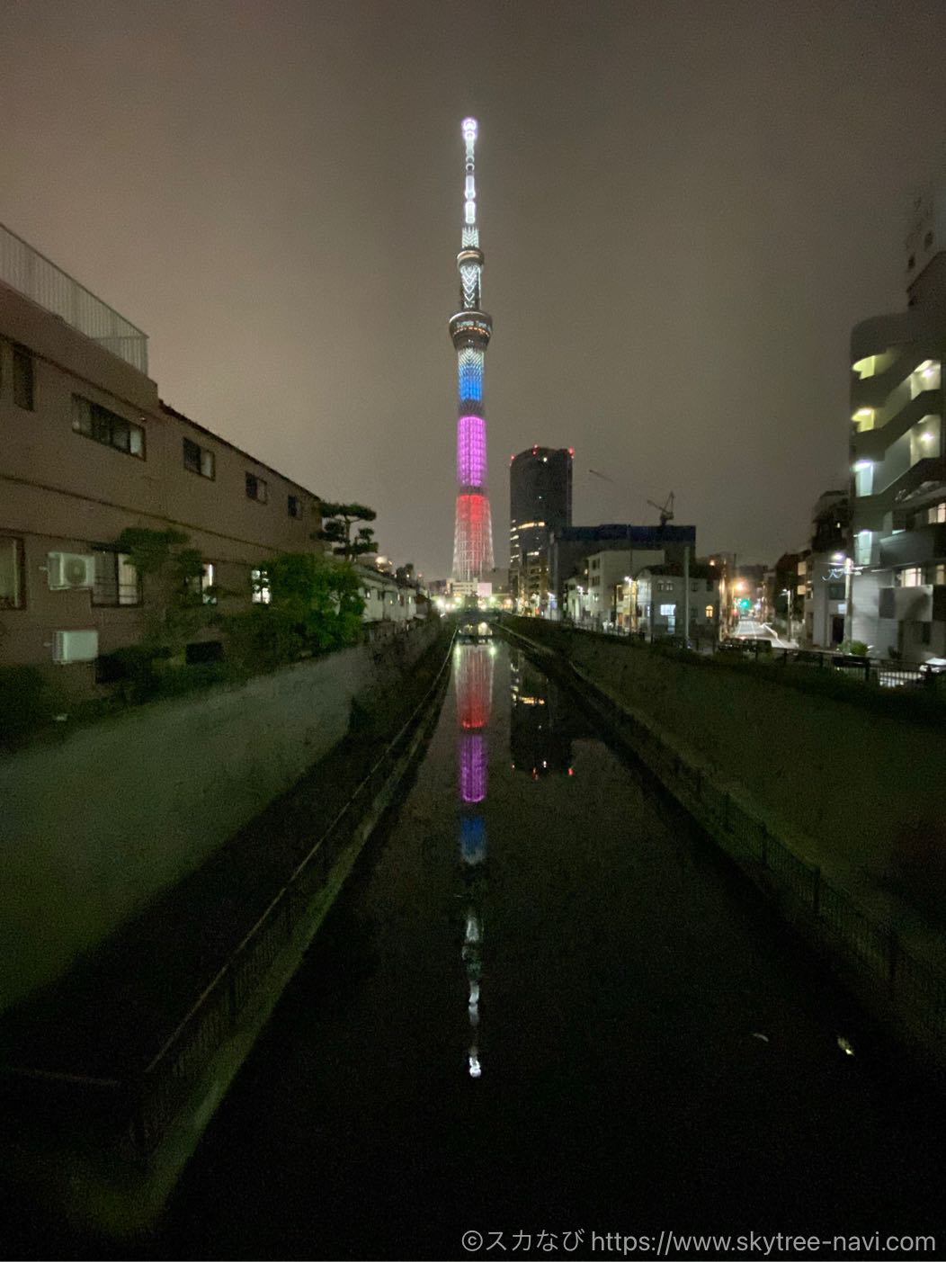 スカイツリー　聖火リレー特別ライティング　長崎県