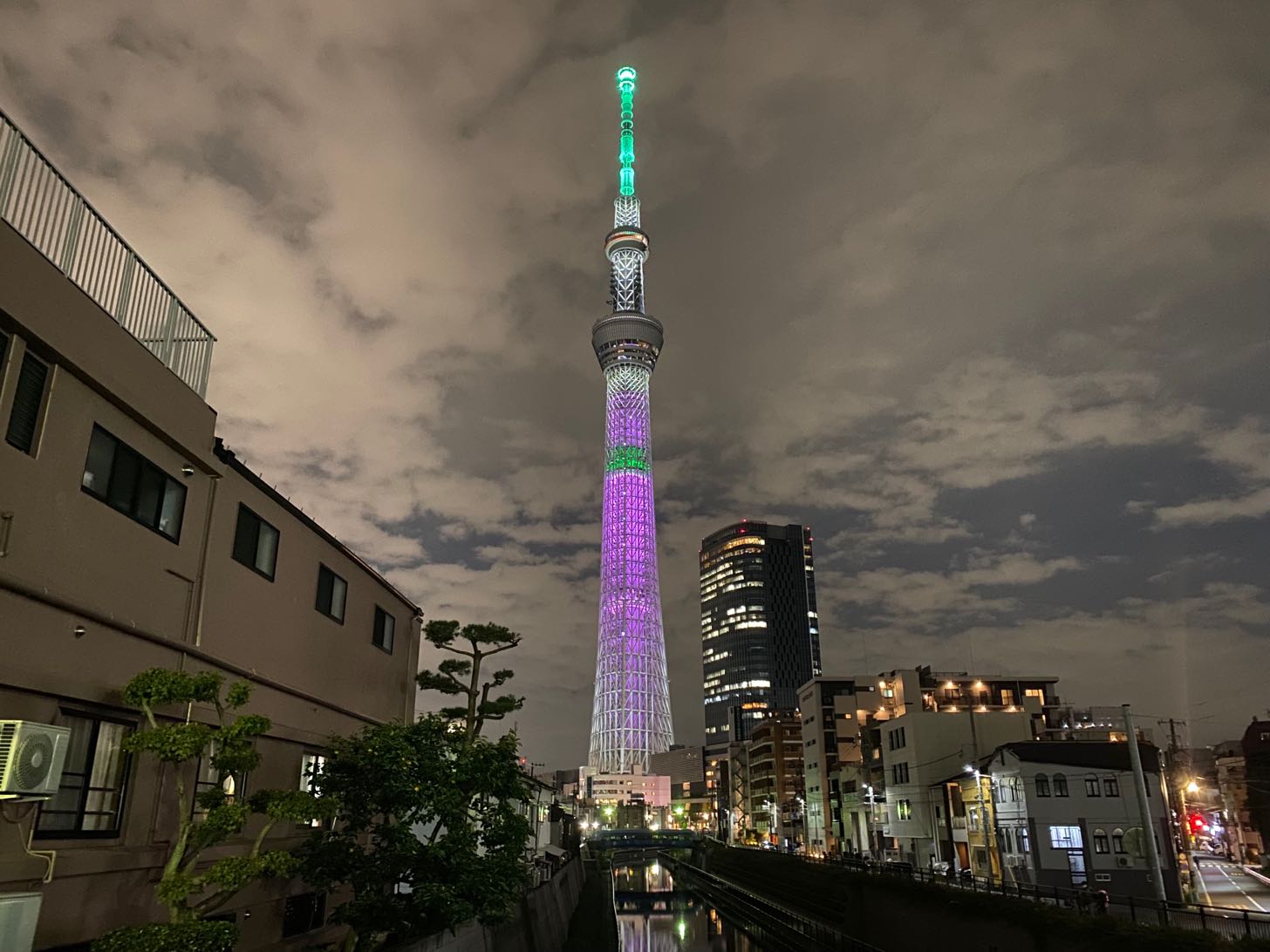 東京スカイツリー　鬼滅の刃　特別ライティング