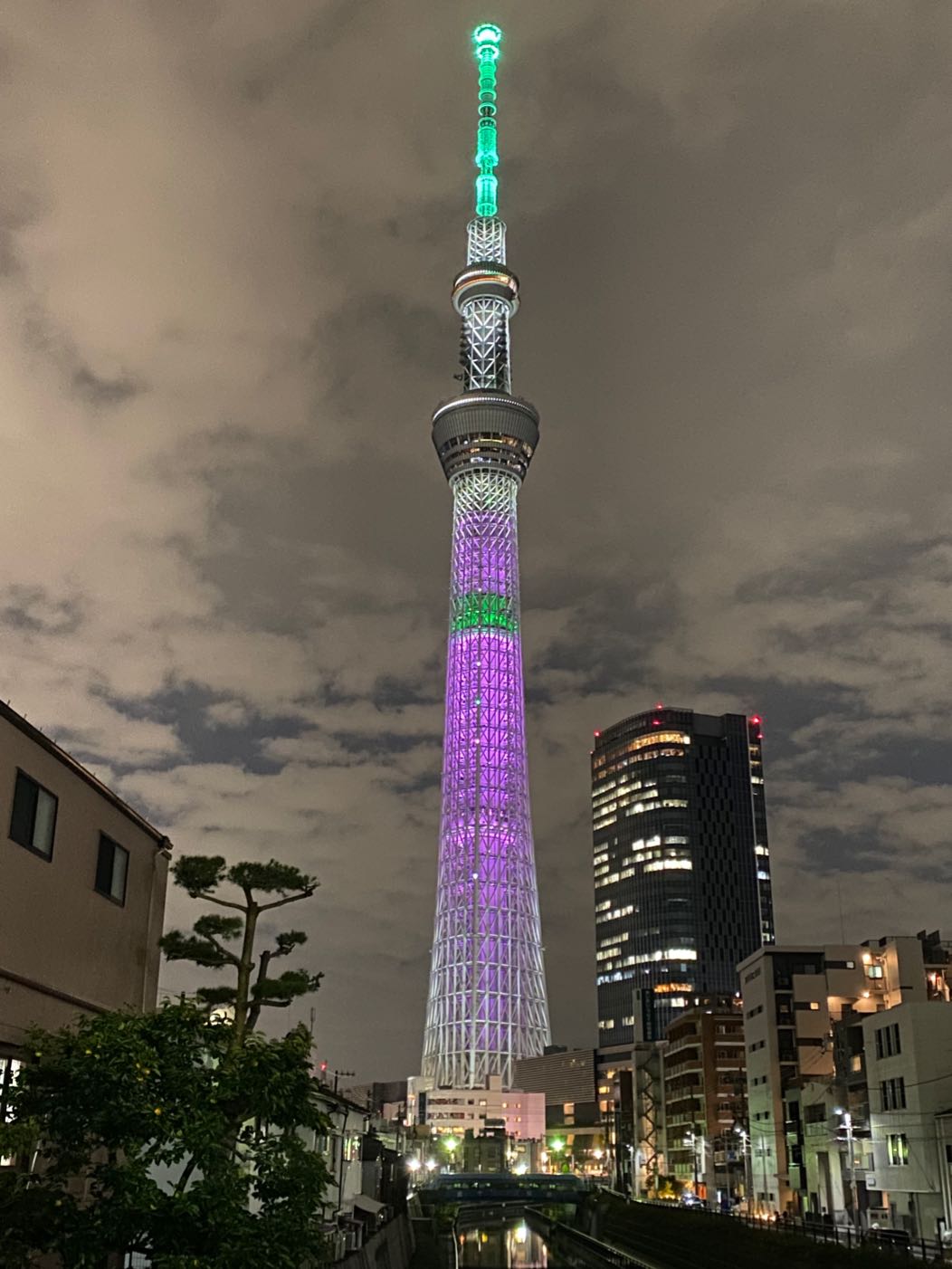 東京スカイツリー　鬼滅の刃　特別ライティング