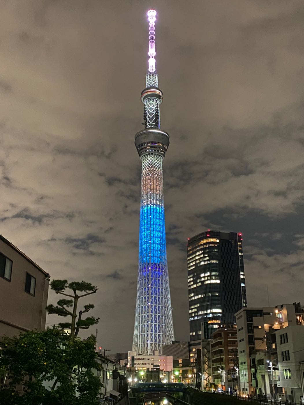 東京スカイツリー　鬼滅の刃　特別ライティング