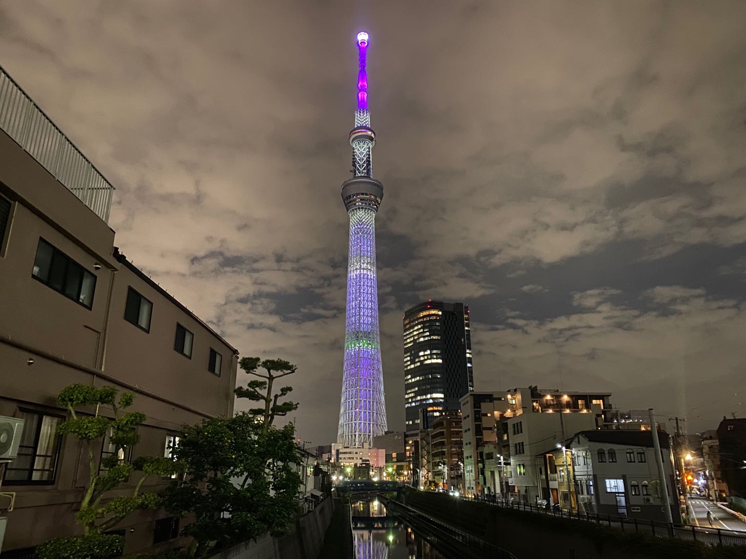 東京スカイツリー　鬼滅の刃　特別ライティング