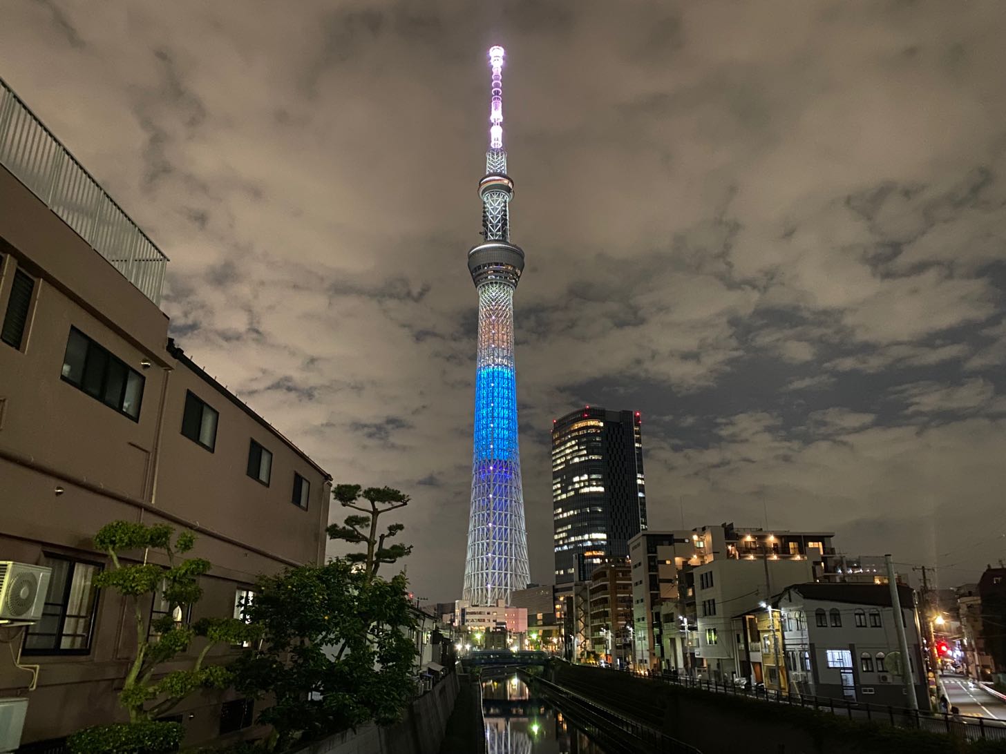 東京スカイツリー　鬼滅の刃　特別ライティング