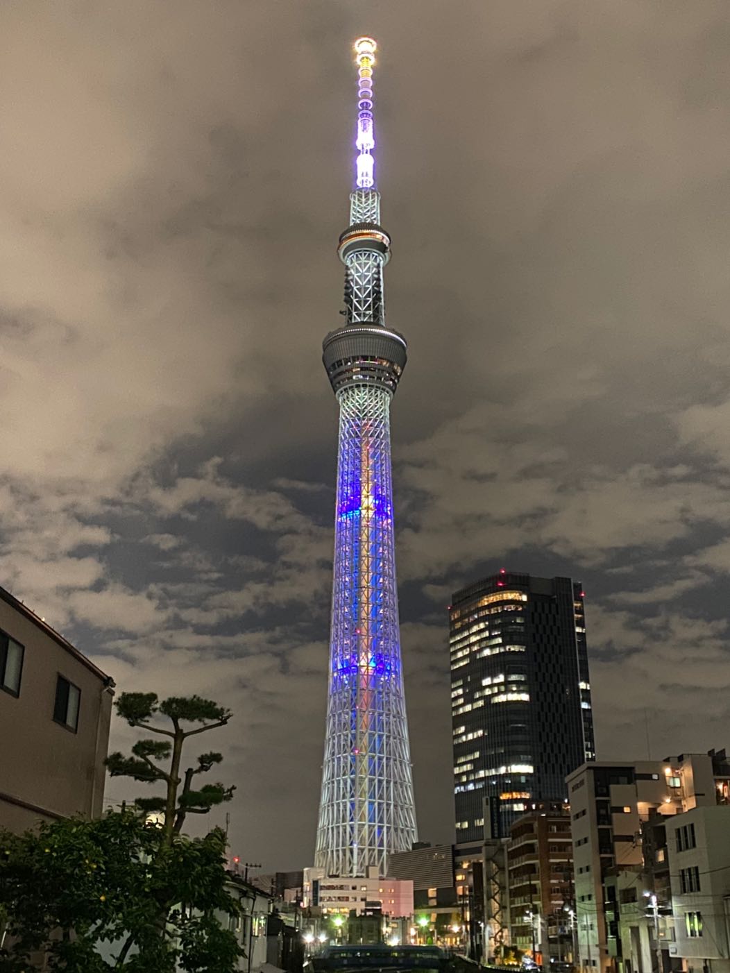 東京スカイツリー　鬼滅の刃　特別ライティング