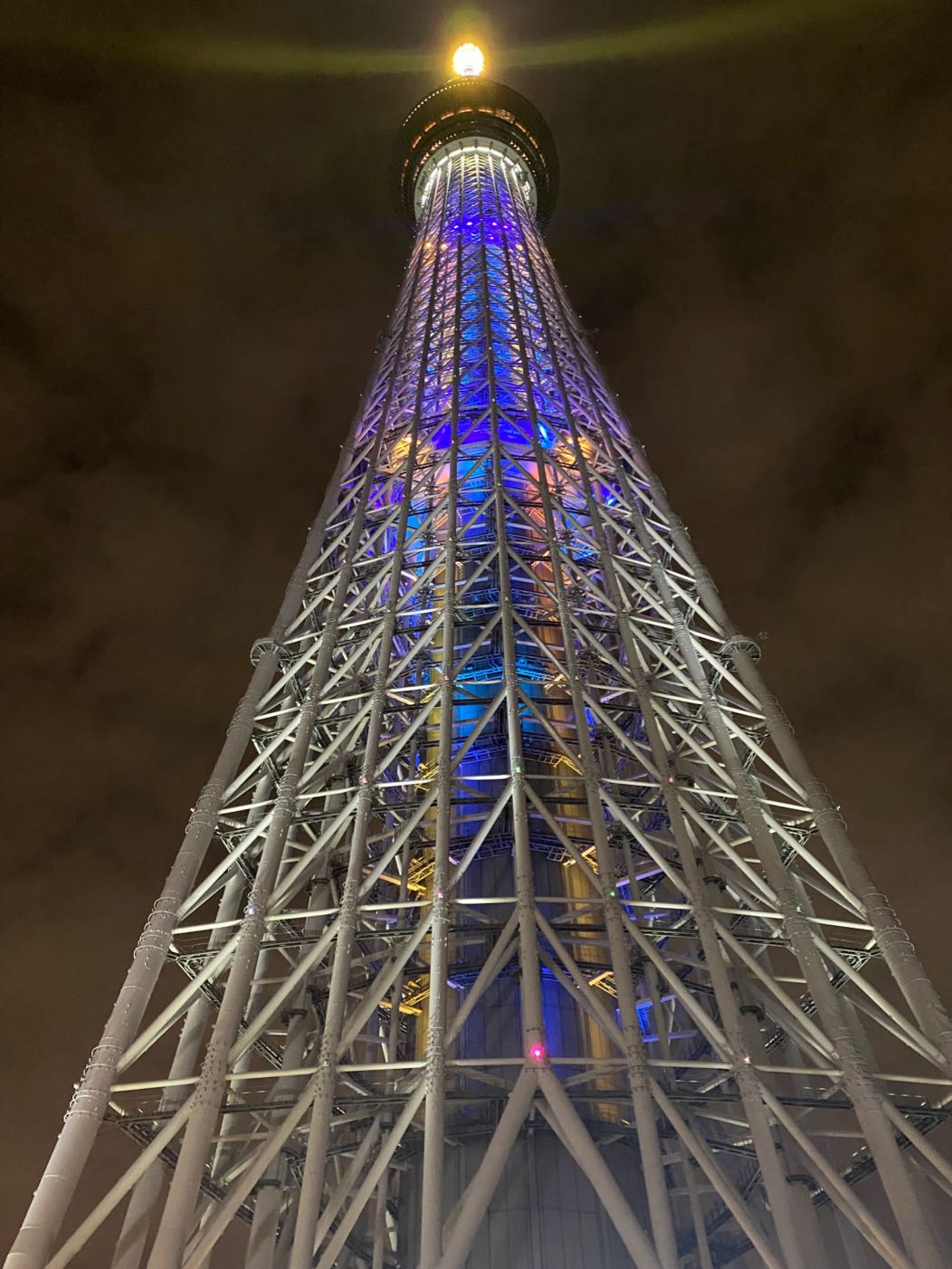 東京スカイツリー　鬼滅の刃　特別ライティング