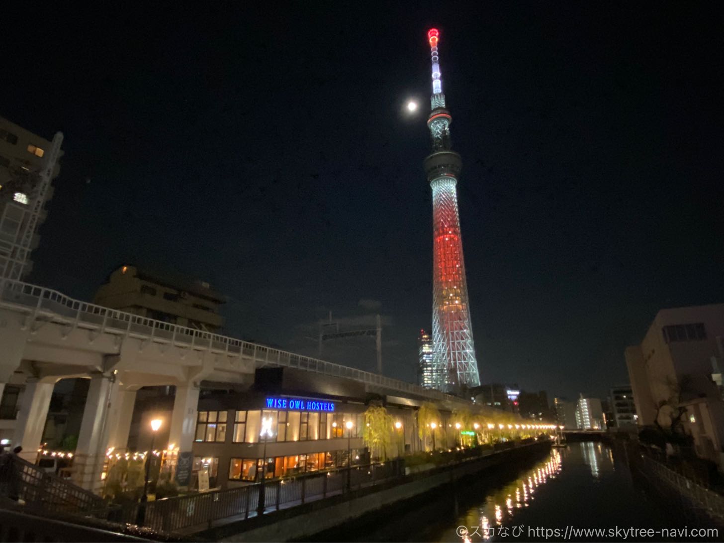 ミズマチとすみだリバーウォークのライトアップ